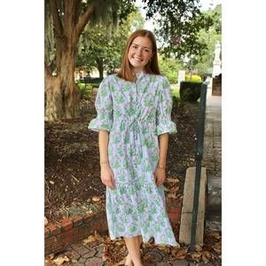 NEW MARIGOLD kai midi dress in chateau toile